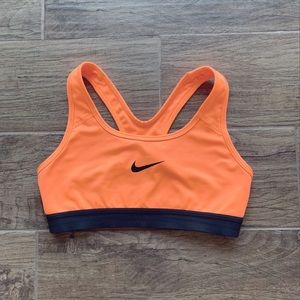Nike sports bra orange